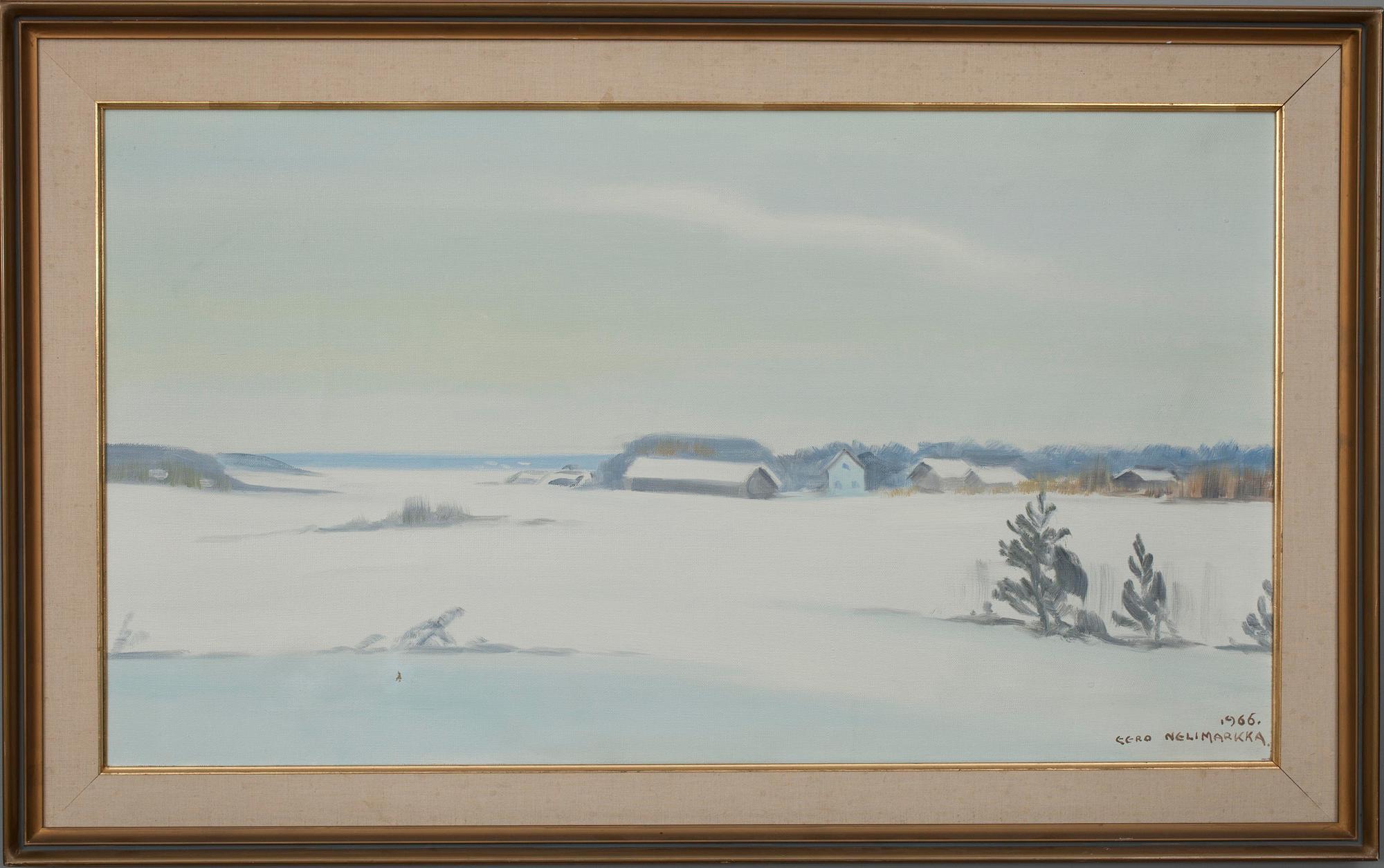 EERO NELIMARKKA, olja på duk, sign. och dat. 1966.