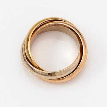 Cartier, An 18k gold ring "Trinity" (LM). Marked Cartier, 1997, AN7722.