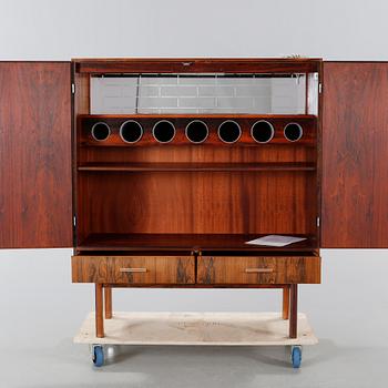 A 1960s drinks cabinet by Axel Christensen, Odder Möbelfabrik, Denmark.