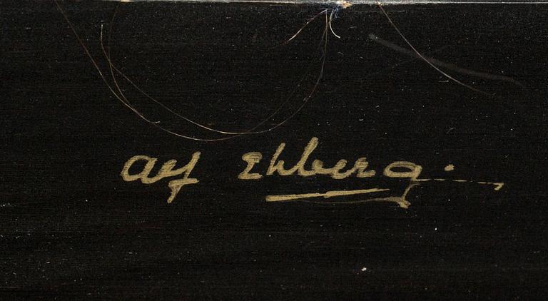 ALF EKBERG, skulptur, keramik. Signerad.