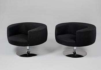 FÅTÖLJER, ett par, "Zero", Marre Moerel, Offecct, 2007.