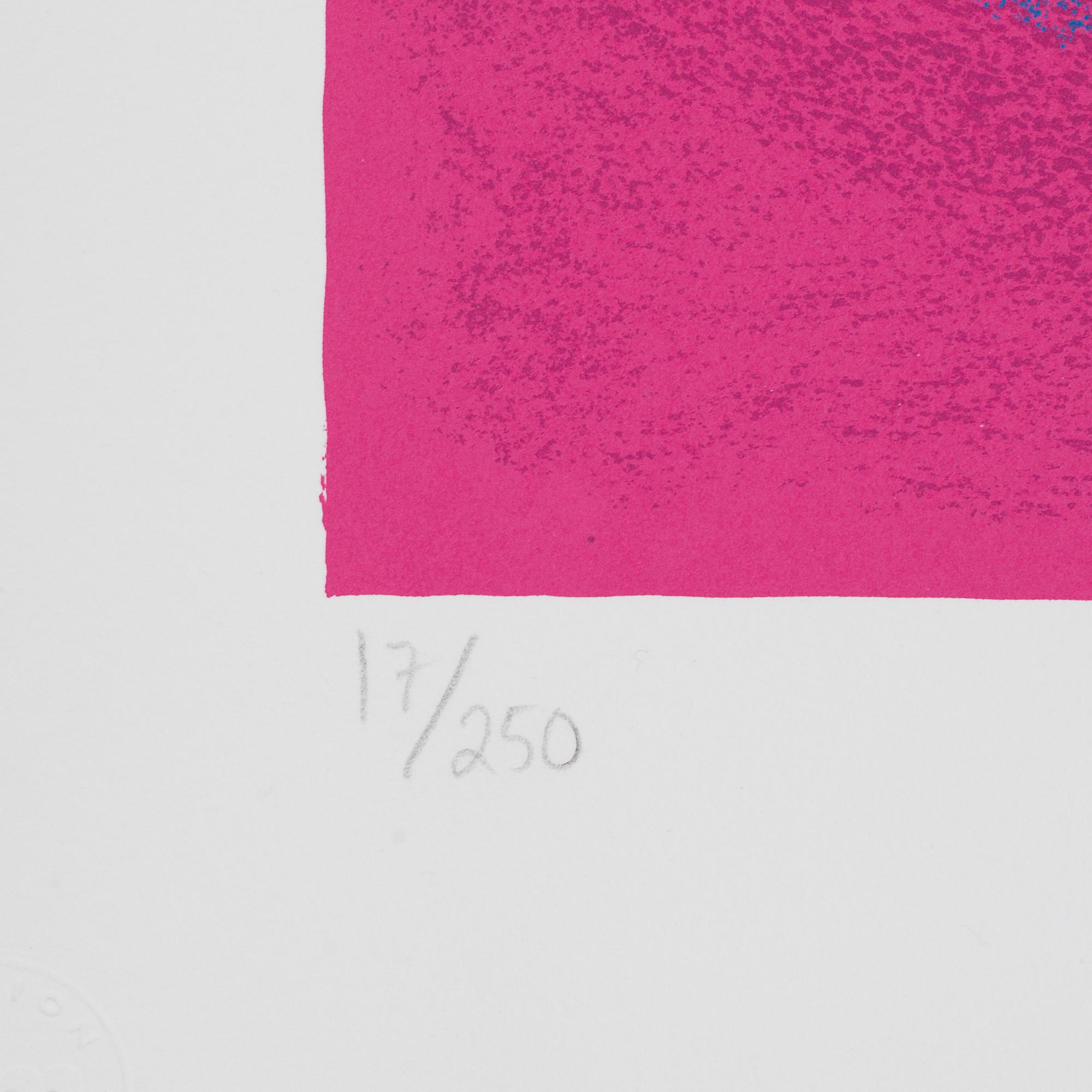 litografi, signerad och numrerad 17/250.