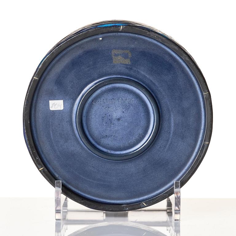 Wilhelm Kåge, an early Farsta stoneware dish, Gustavsberg 1933.