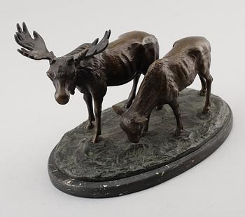 ALFRED HOFMANN, skulptur, brons, signerad.