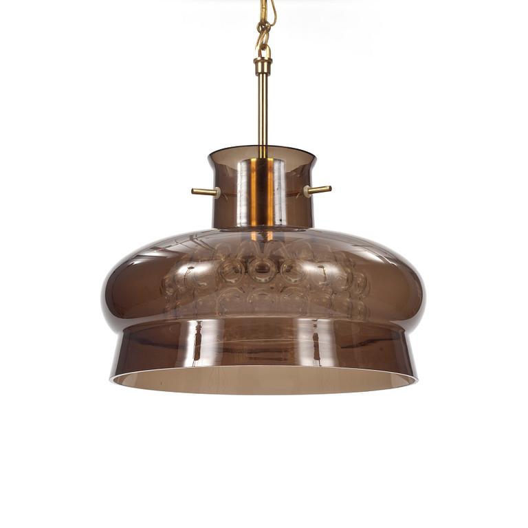 TAKLAMPA, Märkt Carl Fagerlund, Orrefors.