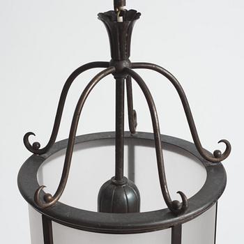 Harald Notini, a pair of ceiling lamps model "6051", Arvid Böhlmarks Lampfabrik, Stockholm, 1920s-30s.