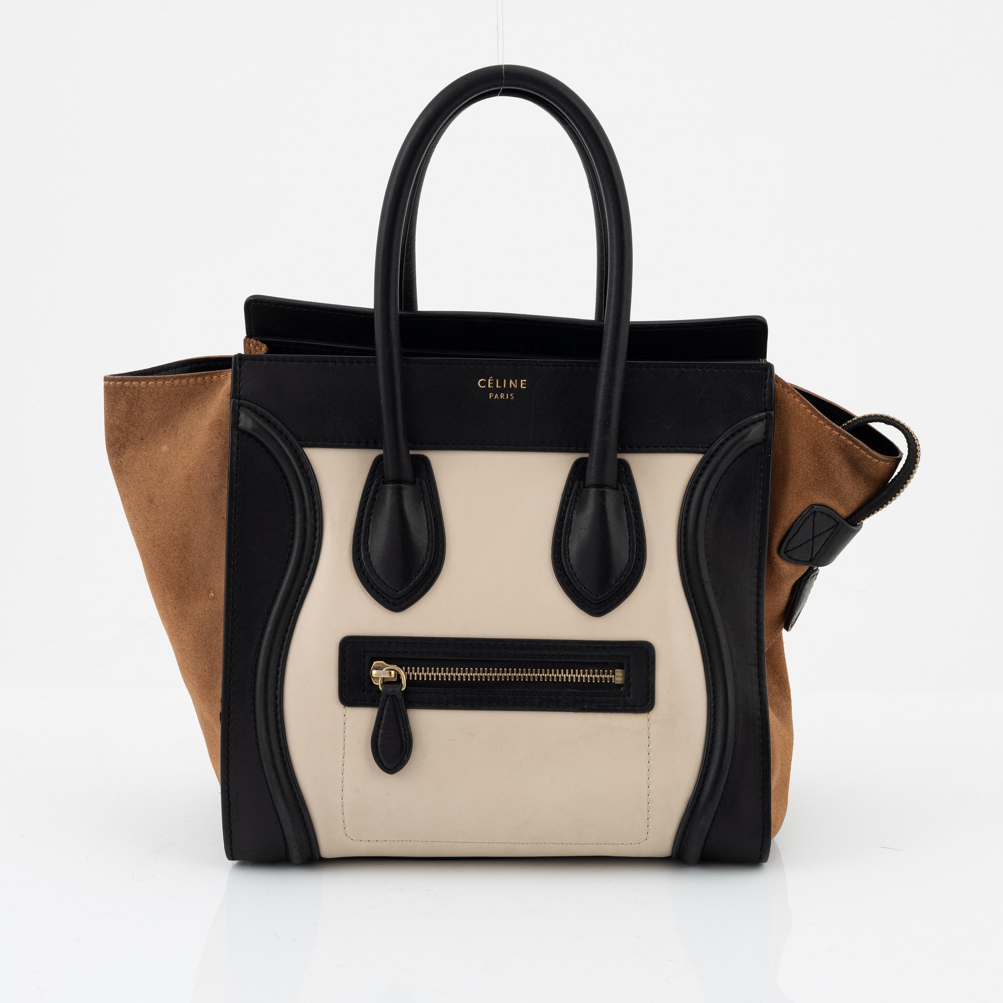Céline, a leather 'Luggage' handbag.