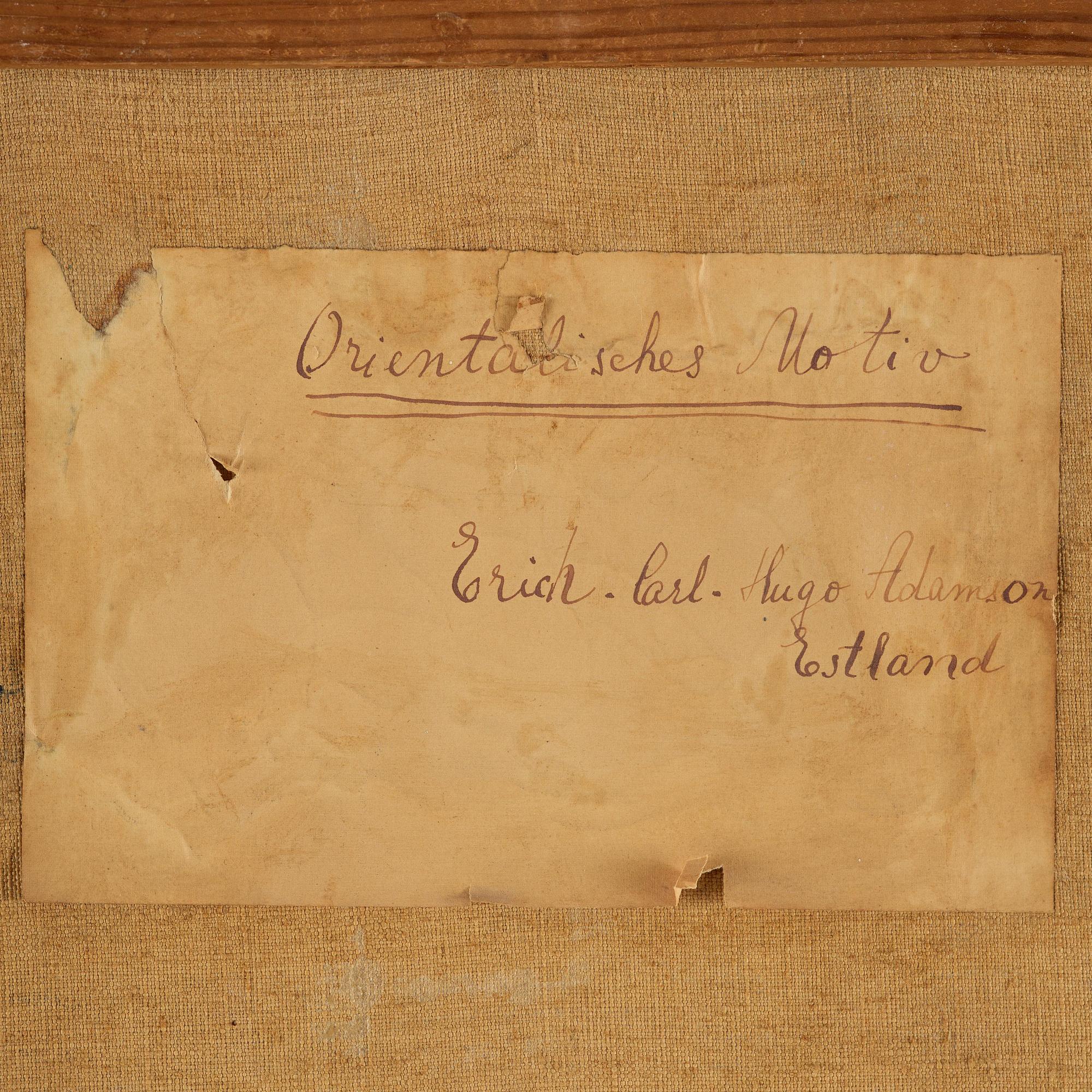 Adamson-Eric, "Orientalisches motiv".