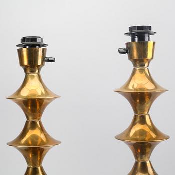 Table lamps, a pair, Elit AB, 1970s.