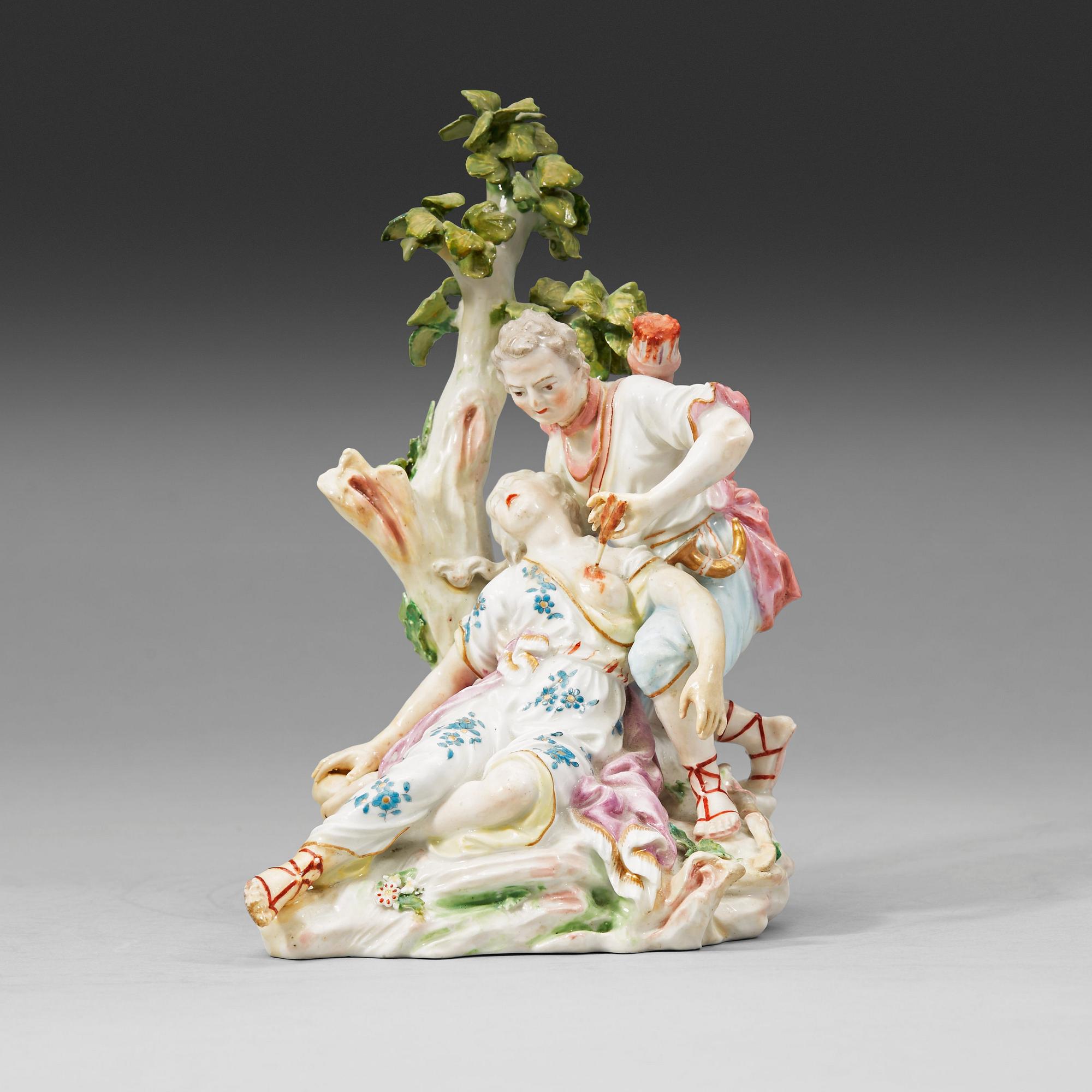 FIGURIN, porslin. Derby, 1770-75.