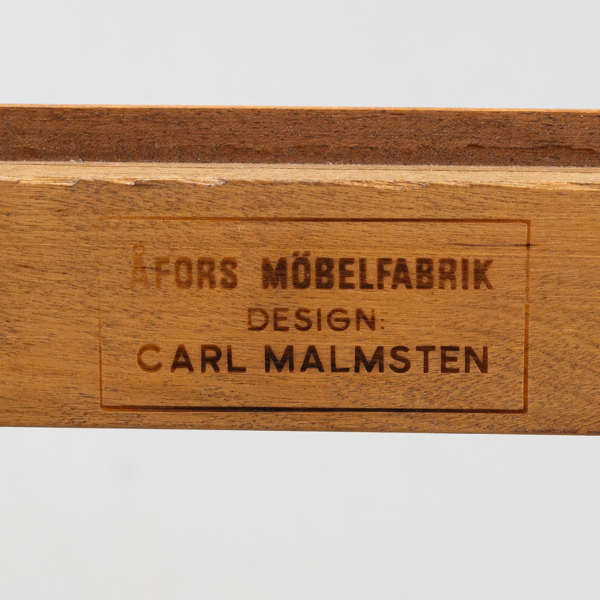 Carl Malmsten, matgrupp, 9 delar, "Ambassadör", Åfors Möbelfabrik.