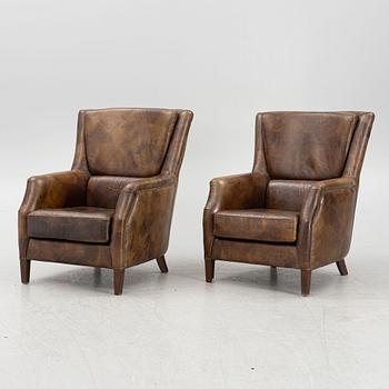 A pair of armchairs, second half of the 20th Century.