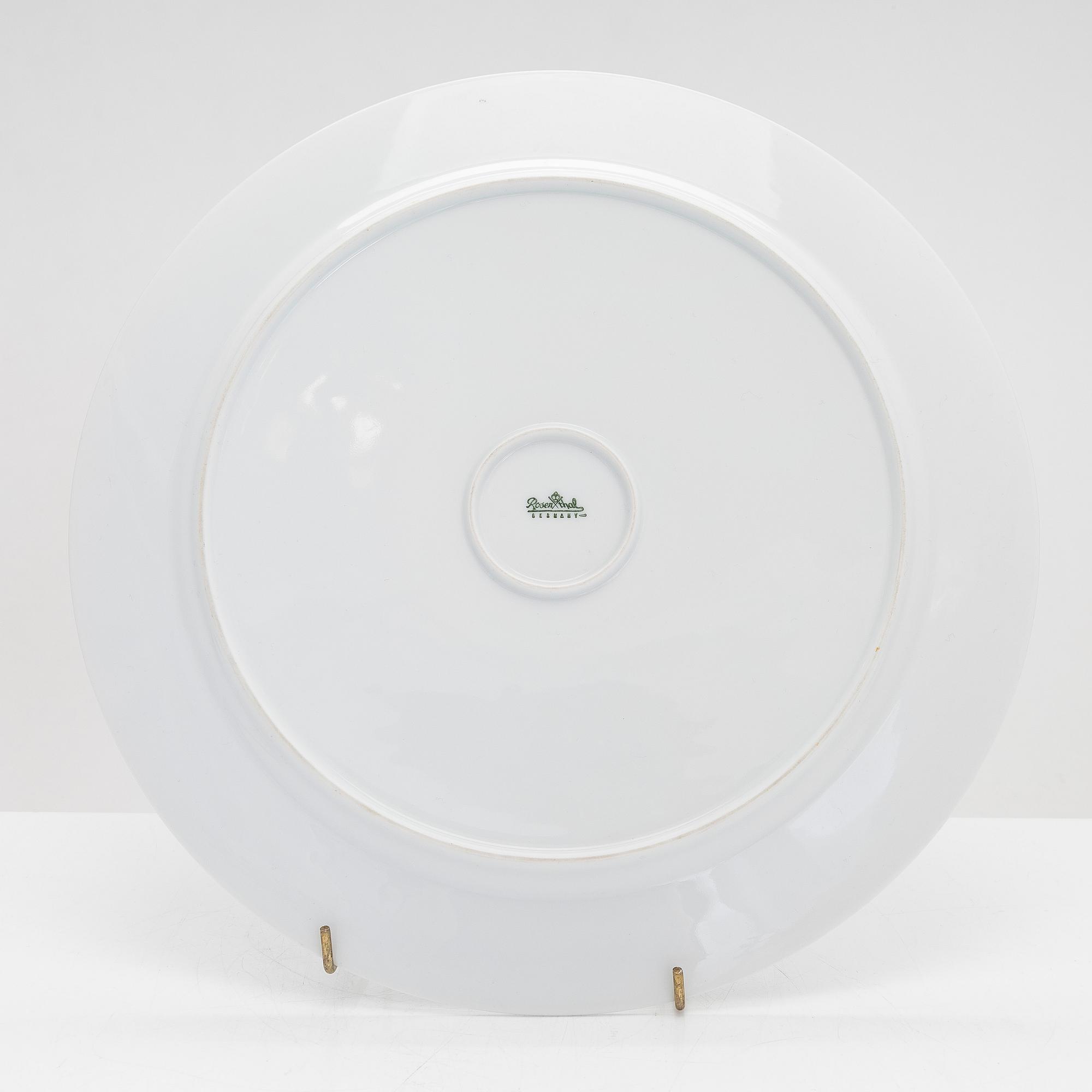 Tapio Wirkkala, kahviastiasto, 26 osaa, posliinia, "Composition / Jääkukka", Rosenthal Studio-linie.