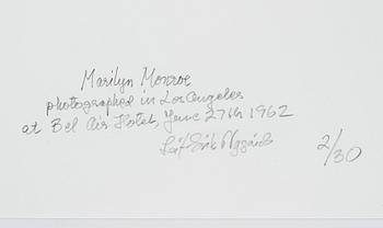 Leif-Erik Nygårds, "Marilyn Monroe photographed in Los Angeles at Bel Air Hotel, june 27th, ed. 2/30.