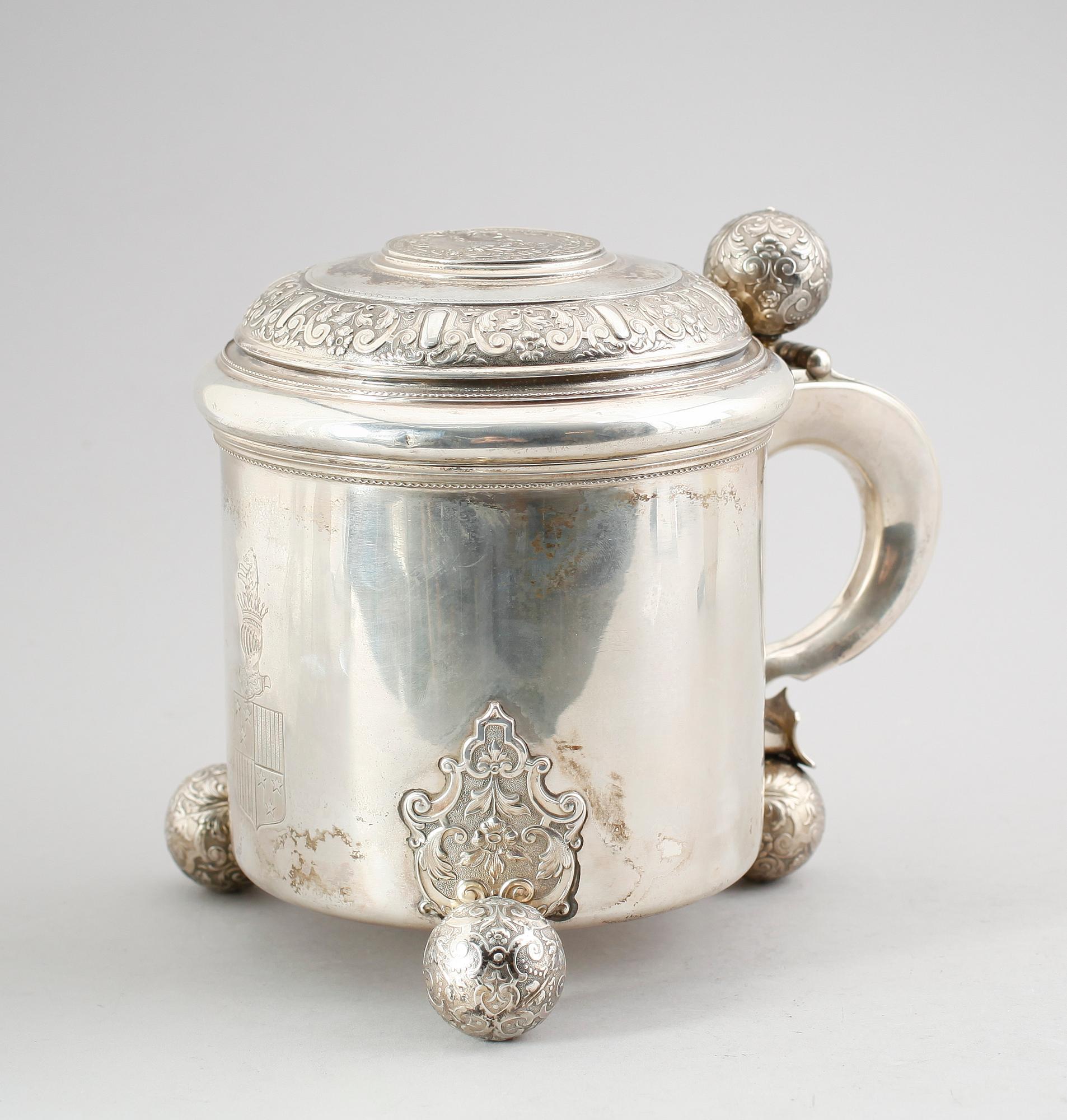 STOP, silver, K Andersson, 1896. Vikt 849 g.