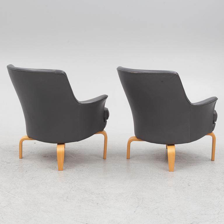 Arne Norell, a pair of 'Pilot' armchairs, Norell Möbel AB.