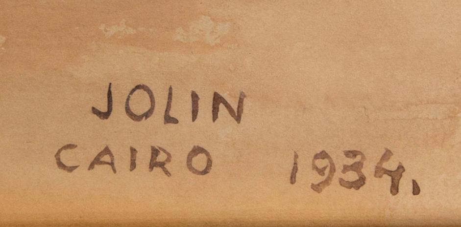 Einar Jolin, a signed and dated water colour.