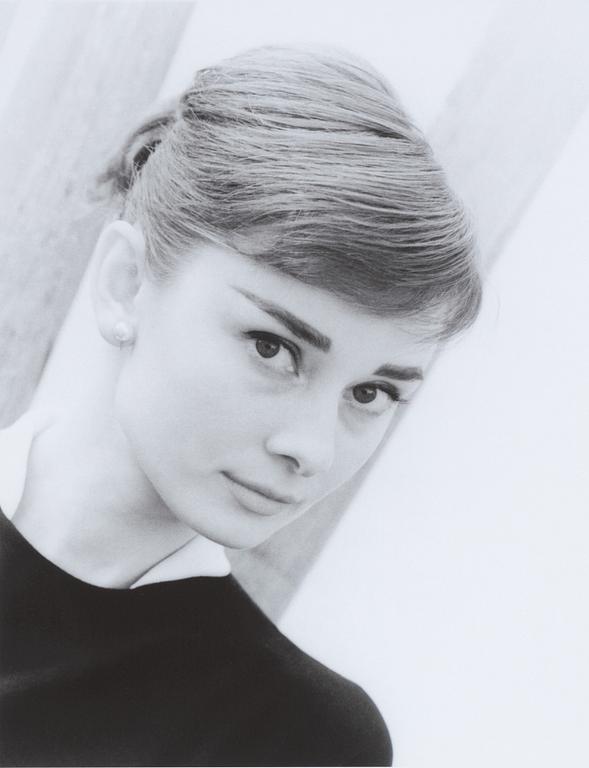 Per-Olow Anderson, "Audrey Hepburn photographed on the set for War and Peace, 1955".