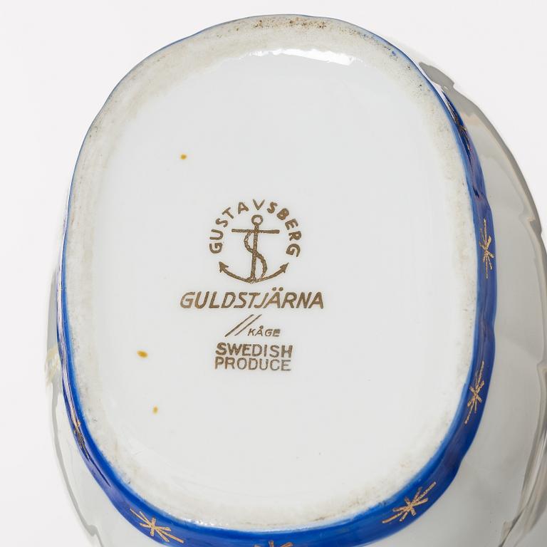 Wilhelm Kåge, mat- och kaffeservis, 65 delar, "Guldstjärna" Gustavsberg.