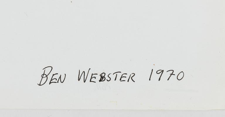 Christer Landegren, Ben Webster, 1970.