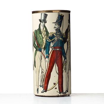 Piero Fornasetti, an umbrella stand, Milan, Italy.