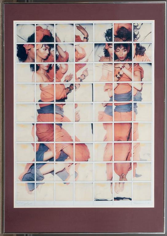 KARI RIIPINEN, polaroid collage, signerad och daterad -86.