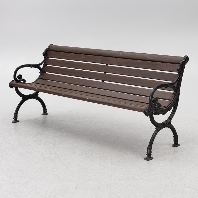 Trädgårdssoffa, Norrahamars bruk, 1900-talets slut.