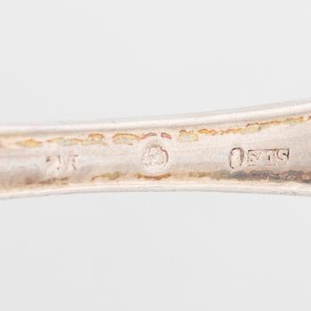 Spoons, 24 pieces, silver, Sweden, 18th–19th century.