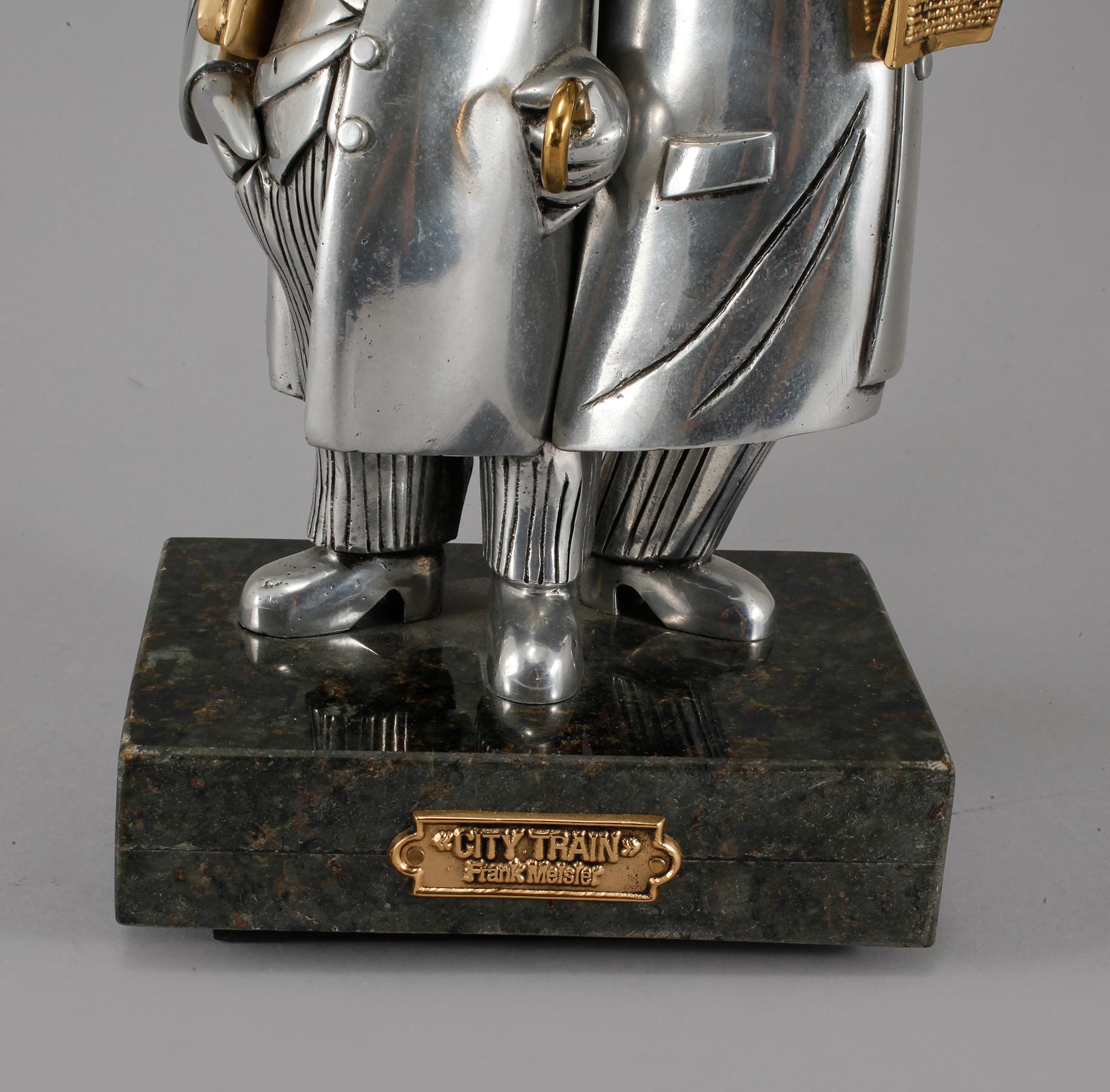 FRANK MEISLER, skulptur, metall, signerad och numrerad 711480.