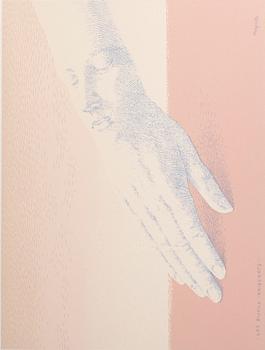 PORTFÖLJ med 15 st. litografier av och efter olika konstnärer. Klotkassett. Upplagan tryckt i 605 nr. ex., detta nr 267.