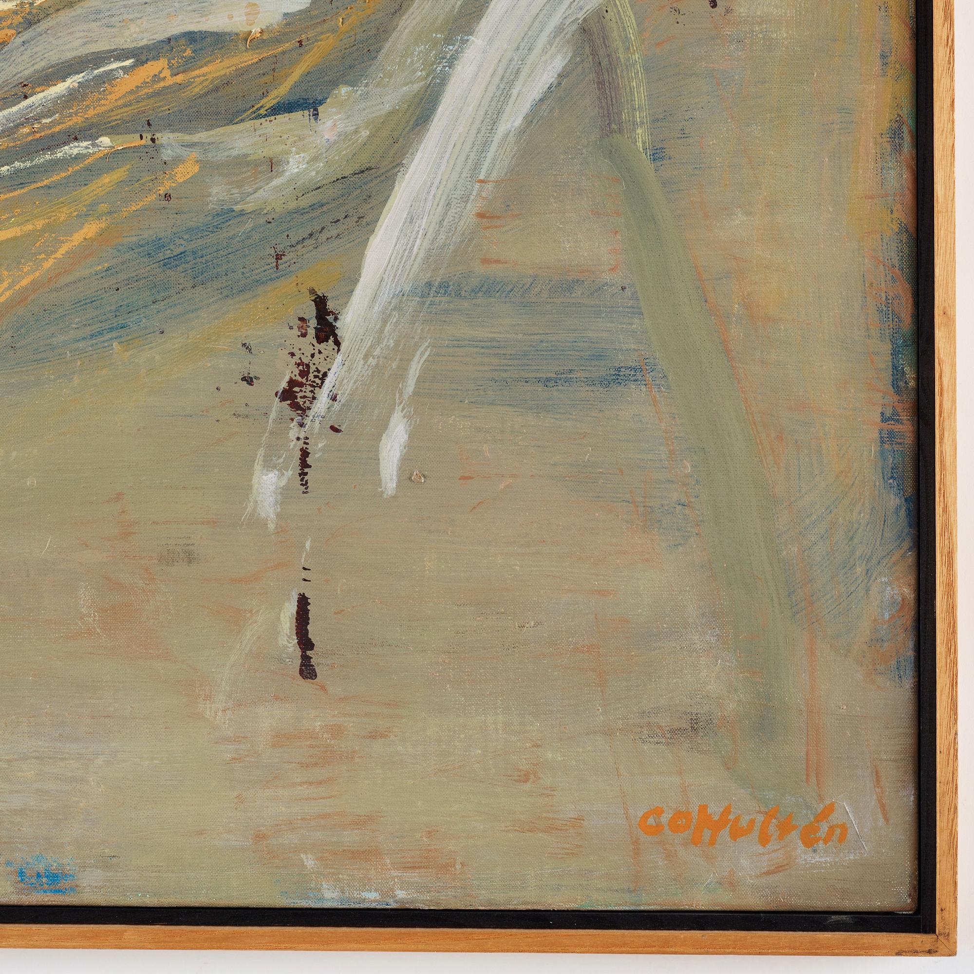 CO HULTÉN, oil on canvas, signed, executed 1961.