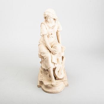 Sculpture earthenware, L.P. Jörgensen, after Eugène-Antoine Aizelin, Copenhagen.