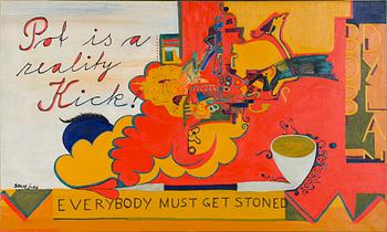 STURE JOHANNESSON, acrylic on canvas. Signed and dated-66.