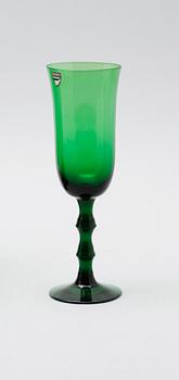 CHAMPAGNEGLAS, 12 st, "Salut", Simon Gate, Orrefors.