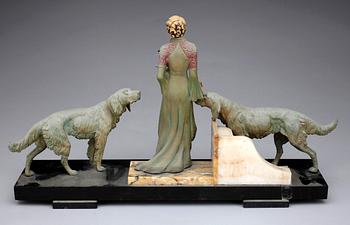 SKULPTUR, art deco/art deco-stil, 1900-tal.
