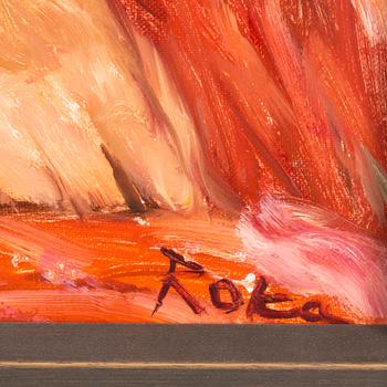 CHARLES ROKA, oil on canvas, signed.