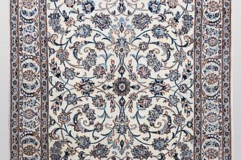 A carpet, Nain 9 LAA, part silk, ca 300 x 194 cm.