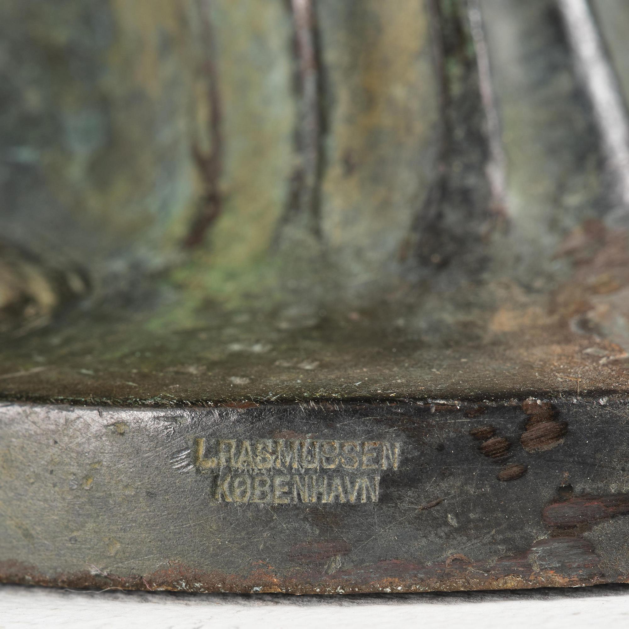 Carl Milles, "Solglitter" / "Najad på delfin" (Sunglitter / Naiad and dolphin).