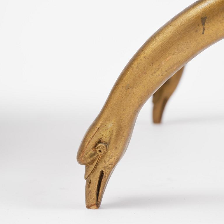 A pair of late Gustavian stools attributed to E. Ståhl (master in Stockholm 1794-1820).