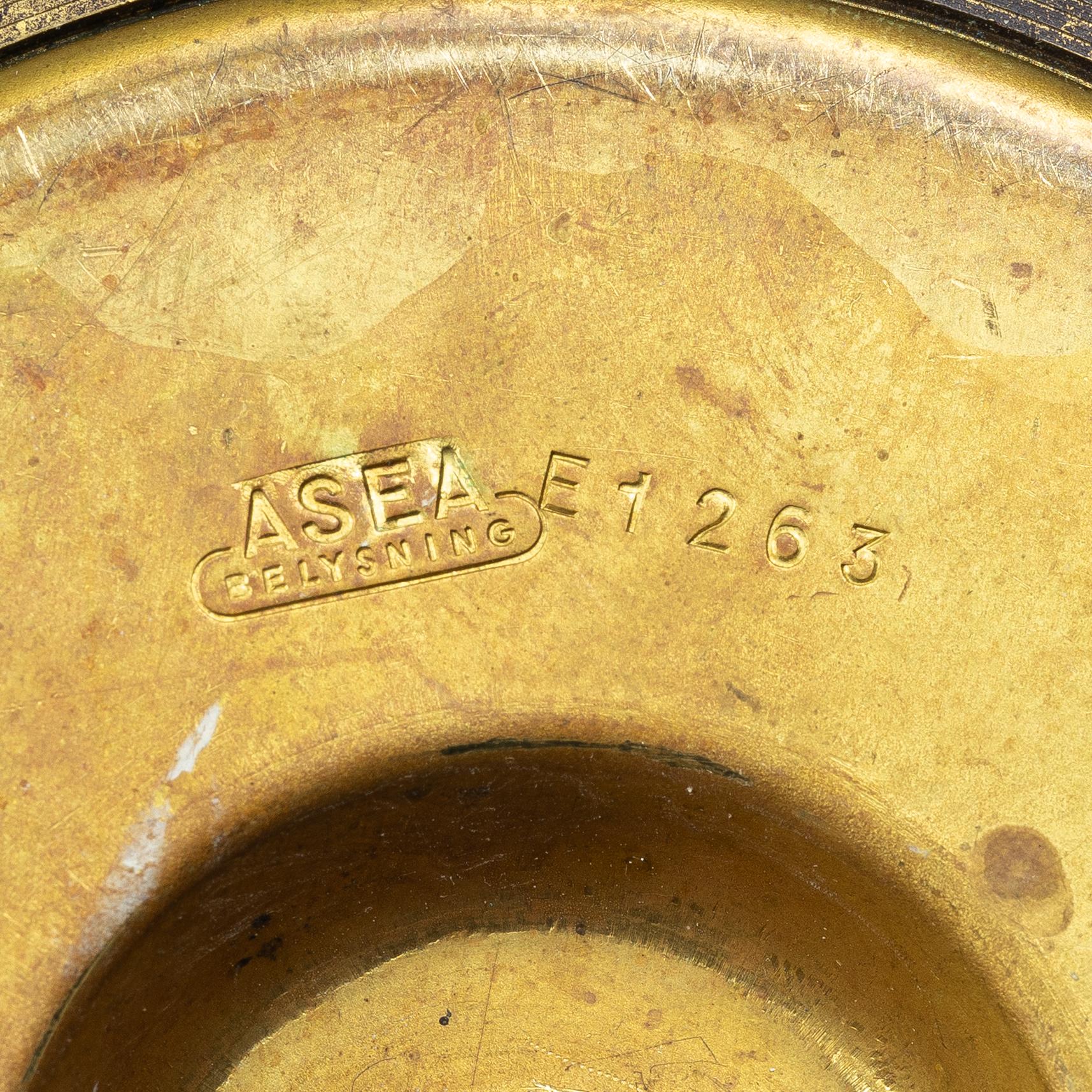 Table lamp, model 1263, Asea Belysning, mid-20th century.