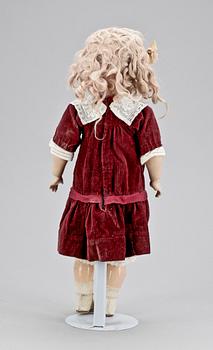 BISKVIFLICKDOCKA, Tyskland, 1900-talets början. Simon & Halbig/Heinrich Handwerck.