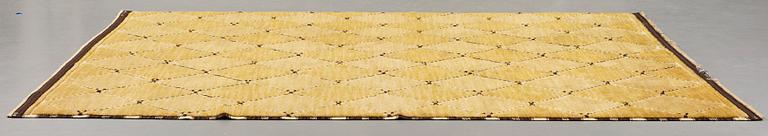 Barbro Nilsson, A CARPET, "Guldklimpen", knotted pile in relief, ca 332,5 x 259,5 cm, signed AB MMF BN.