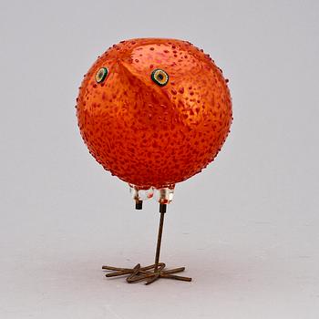 SKULPTUR, "Pulcino", Peter Pelzel,  glas, Vistosi, Italien, 1900-talets tredje kvartal.