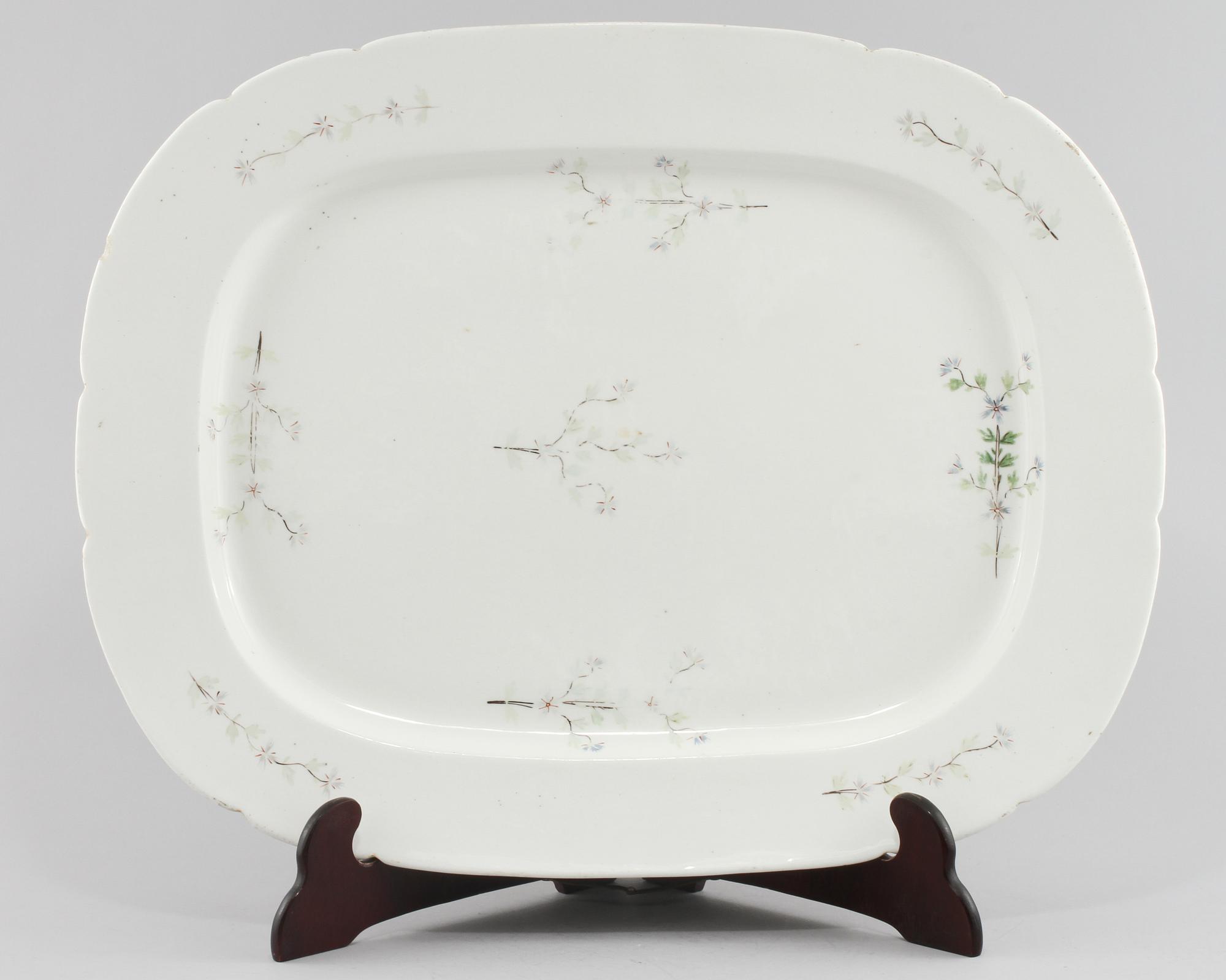 SERVERINGSFAT, porslin, 1800-tal.