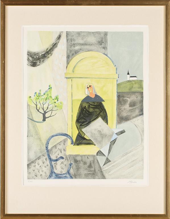 STELLAN MÖRNER, färglitografi, signerad samt numrerad 8/360.