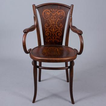 KARMSTOL, Thonet, Wien, Österrike, sekelskiftet 1800/1900.