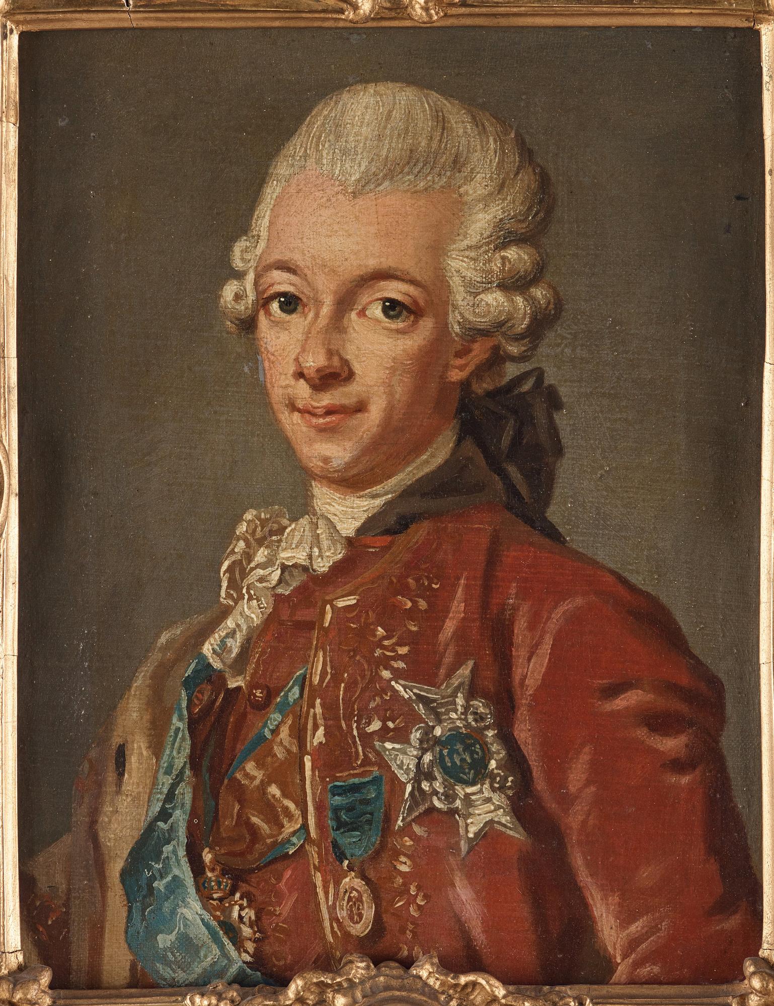 Lorens Pasch d y Tillskriven, "Gustaf III" (1746-1792).