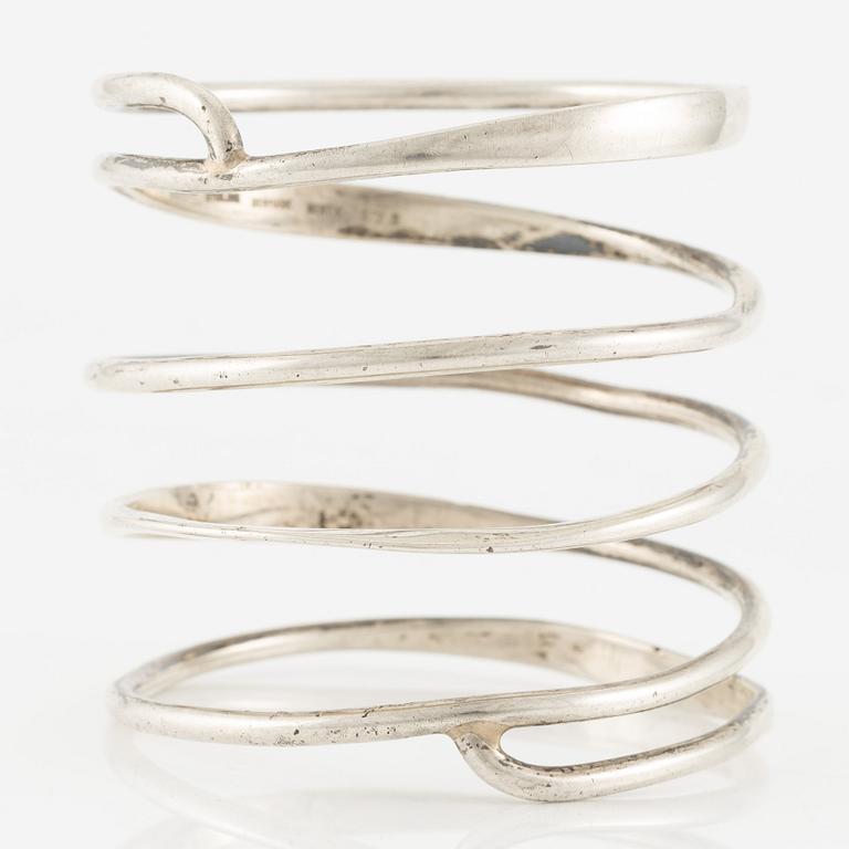Bent Knudsen, armring, silver, Denmark.