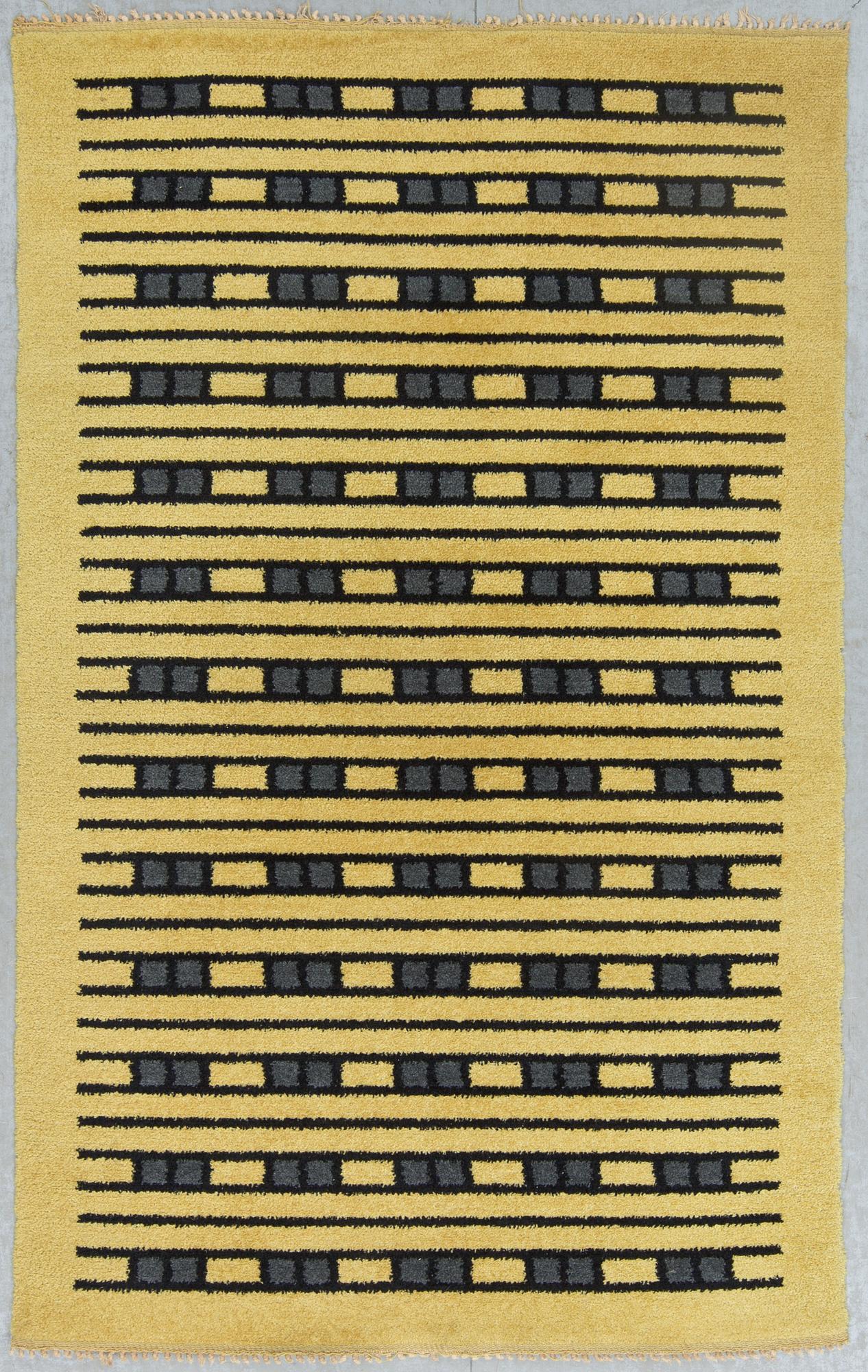 MATTA, flossa, sannolikt Tabergs Yllefabriks Aktiebolag. 1900-talets andra hälft. Ca 210 X 132 cm.