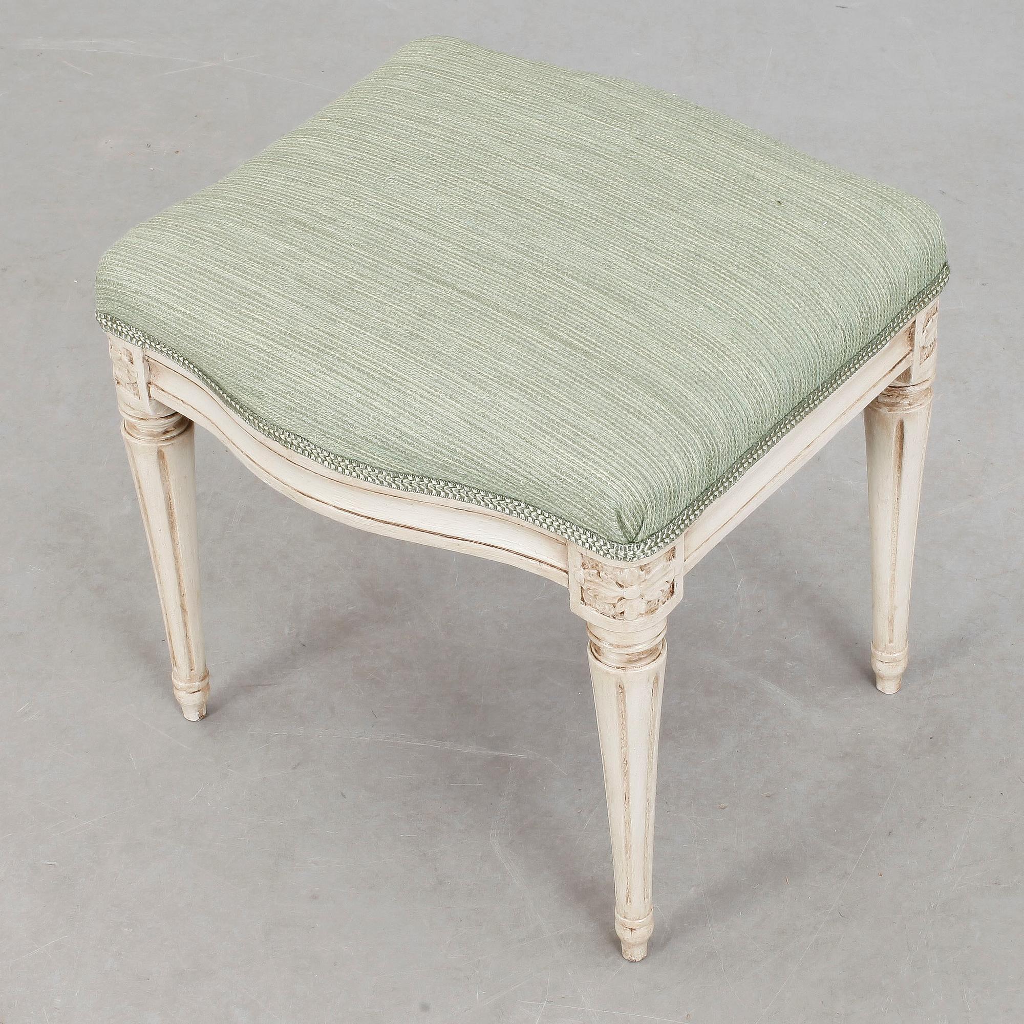 TABURETTE, Gustaviansk, 1700-talets andra hälft.
